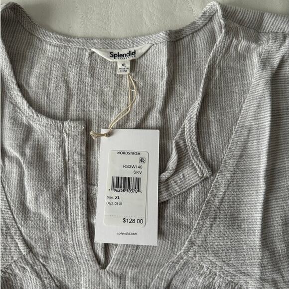 Splendid Susannah Top in Smoke Lavender Size XL - Picture 5 of 9